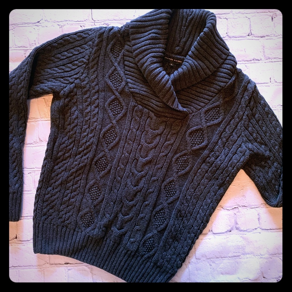 Knit Sweater Dark Grey Size S